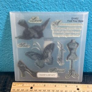 5 for $10: NWT Close to My Heart Stamp Set  D1452 “Find Your Style” Theme